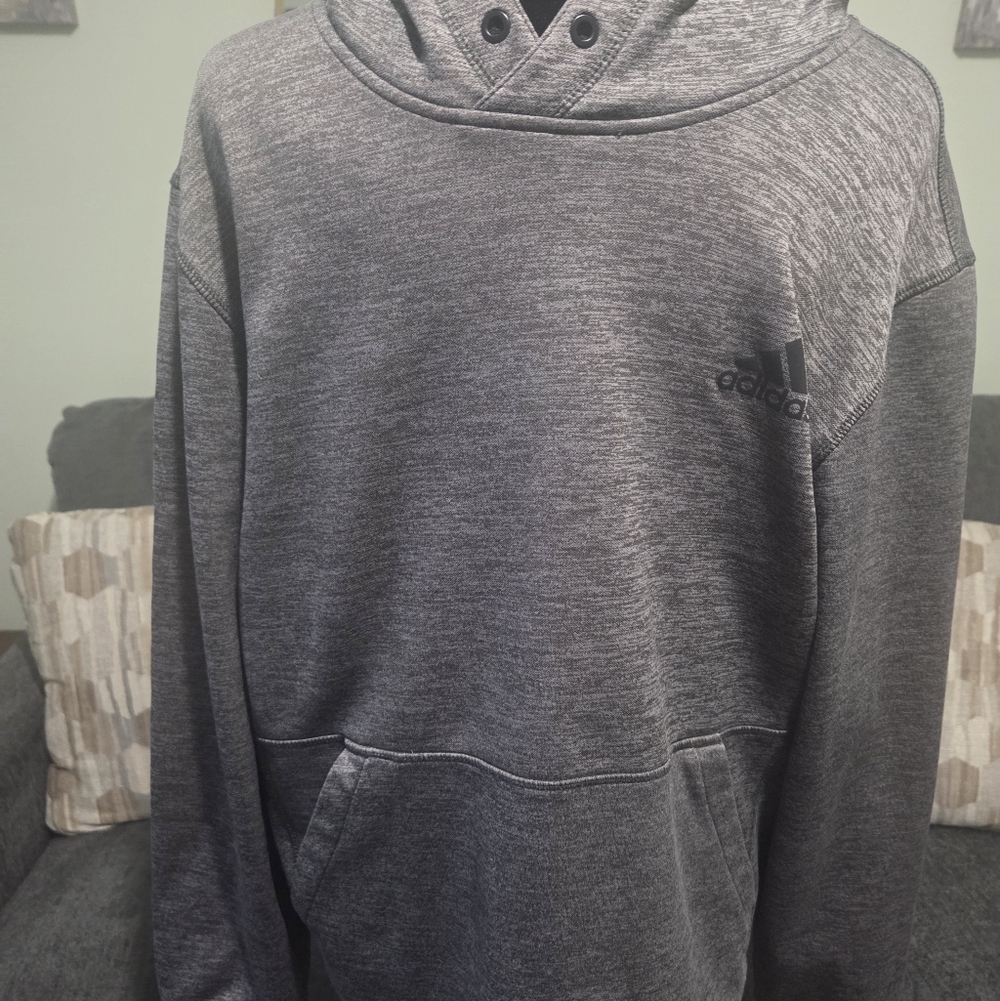 Adidas Men's Charcoal Hoodie